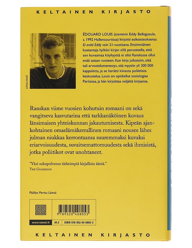 Ei enää Eddy - Louis, Édouard - Romaanit ja novellit - 10105564129 - 1