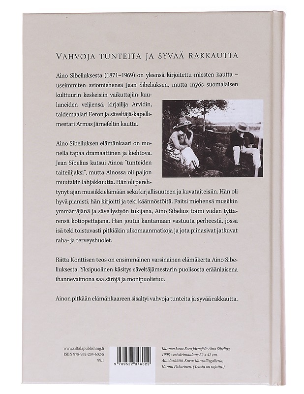 Aino Sibelius - Riitta Konttinen - Elämäkerrat ja muistelmat - 10105564169 - 1