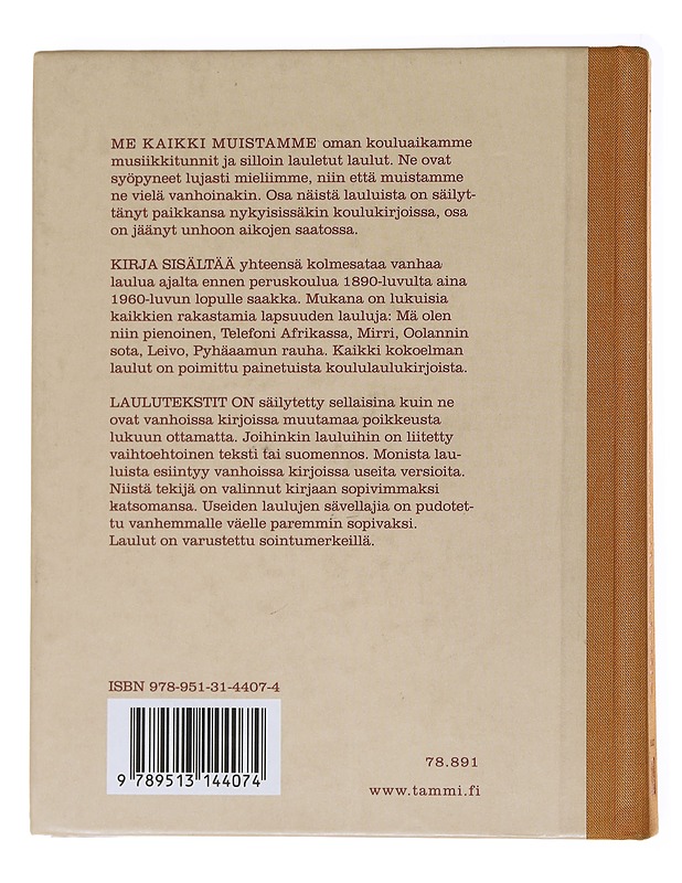Kultaiset koululaulut vanhoilta ajoilta - Leskelä, Timo - Musiikki- ja elokuvakirjat - 10105564201 - 1