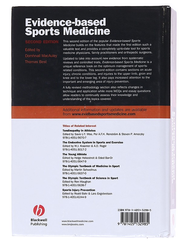 Evidence-based Sports Medicine 2nd Edition - Domhnall, MacAuley - Tietokirjat ja oppaat - 10105564231 - 1