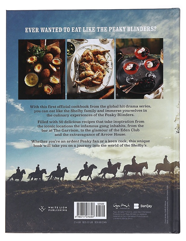 Official Peaky Blinders Cookbook - Morris, Rob - Ruokakirjat - 10105564243 - 1
