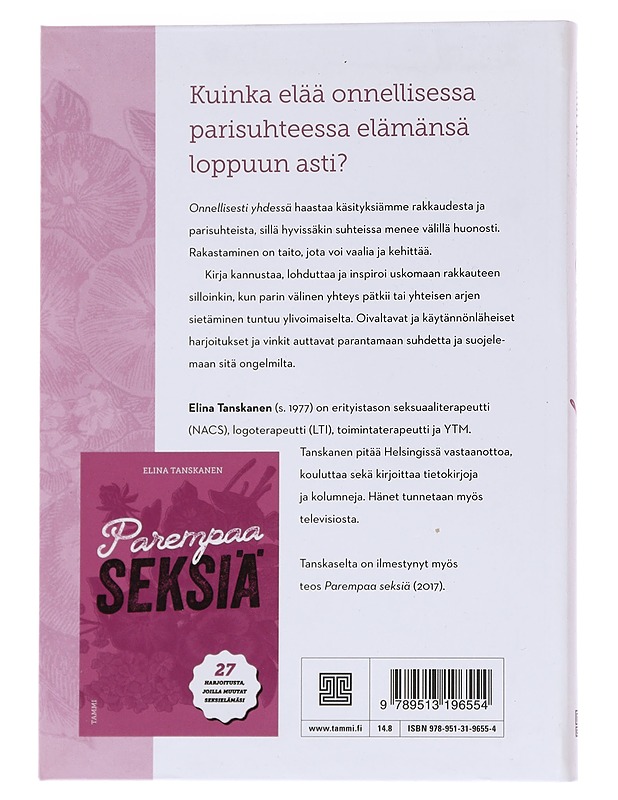 Onnellisesti yhdessä : opas rakastavaan parisuhteeseen - Elina Tanskanen - Tietokirjat ja oppaat - 10105564284 - 1