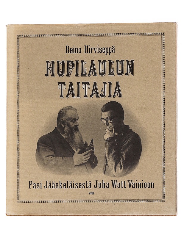 Hupilaulun taitajia - Reino Hirviseppä - Historiakirjat - 10105564301 - 0