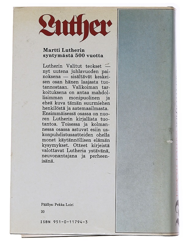 Valitut Teokset I-III - Martti Luther - Tietokirjat ja oppaat - 10105564314 - 1