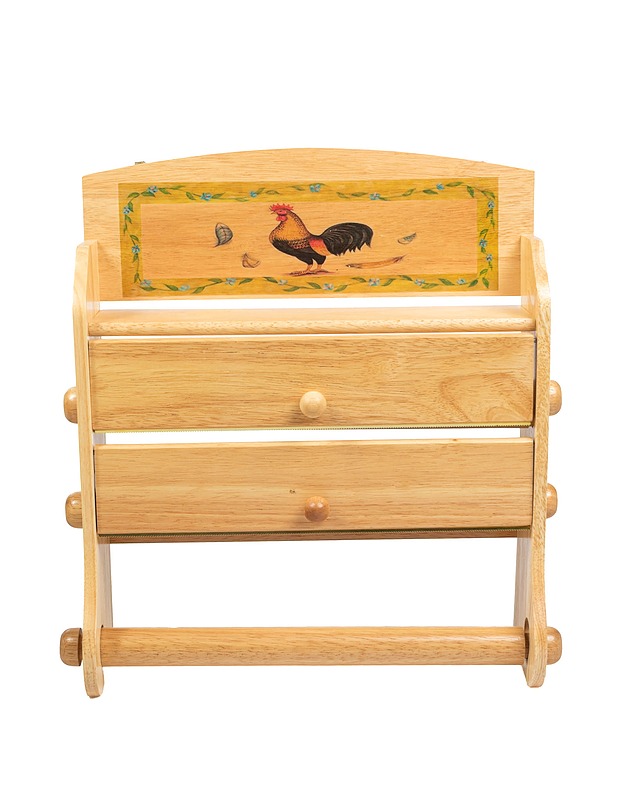 Puinen talouspaperi- ja folioteline - Muut astiat - 10105564333 - 1
