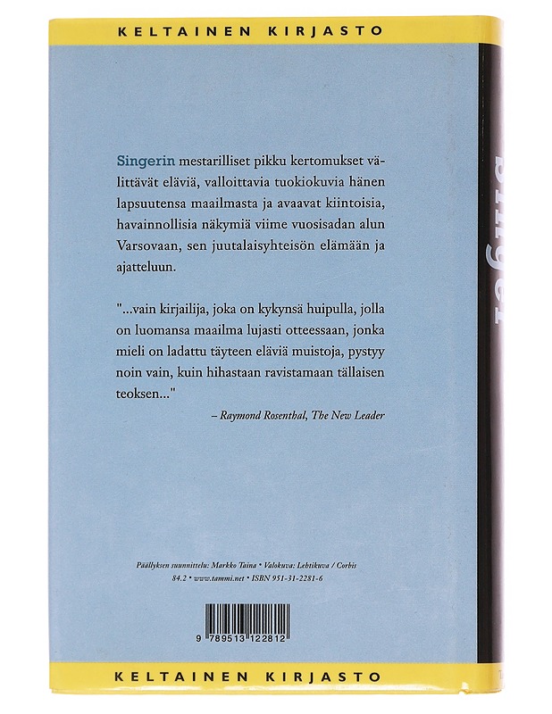 Isäni seurakuntaa - Singer, Isaac Bashevis - Romaanit ja novellit - 10105564342 - 1