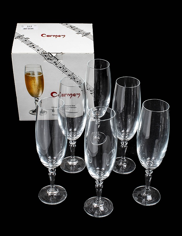 CRYSTALEX Carmen kuohuviinilasi, 6 kpl - Lasit - 10105564373 - 0