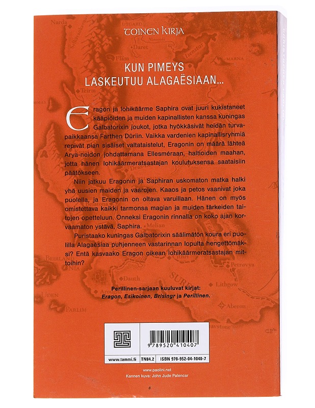 Esikoinen - Paolini, Christopher - Fantasia- ja scifi - 10105564459 - 1