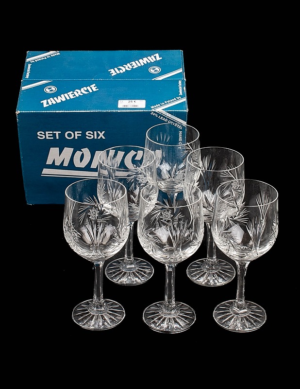 ZAWIERCIE Monica kristallilasi, 6 kpl - Lasit - 10105564566 - 0