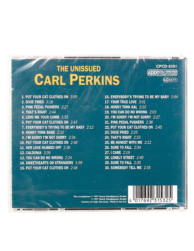 Carl Perkins - The Unissued - CD - CD-levyt - 10105564639 - 1