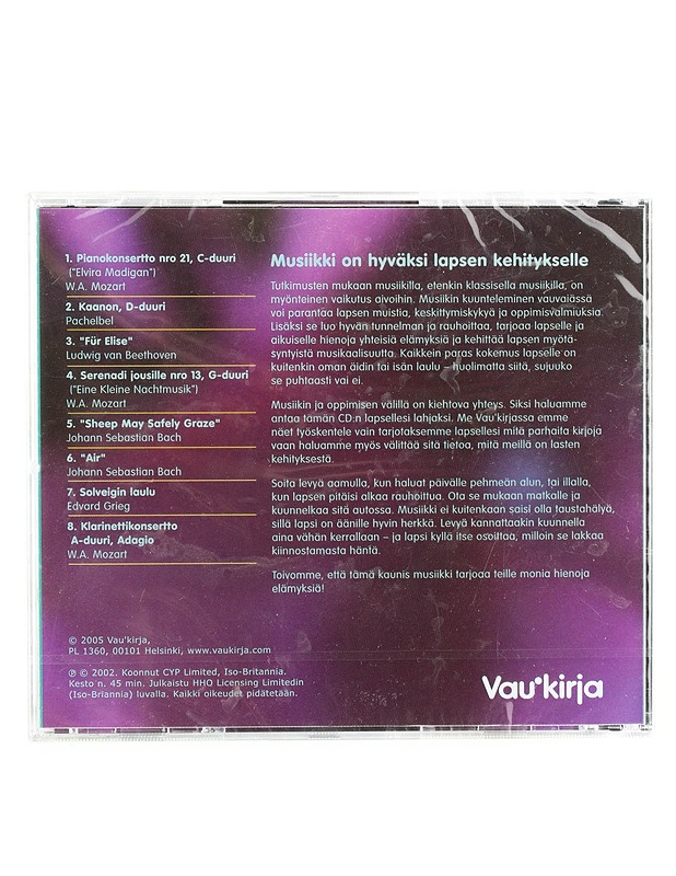 Vauvan ensi sävelet - CD - CD-levyt - 10105564682 - 1