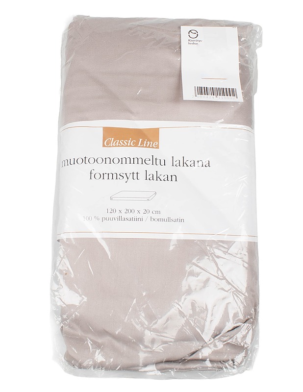 CLASSIC LINE muotoonommeltu lakana, 120x200x20 cm - Liinavaatteet - 10105564693 - 0