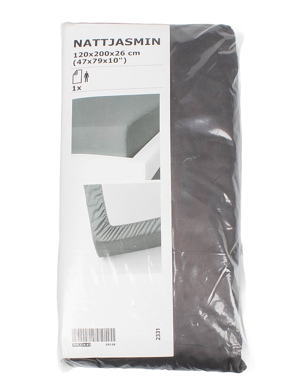 IKEA Nattjasmin muotoon ommeltu lakana, 120x200x26 cm - Liinavaatteet - 10105564704 - 0