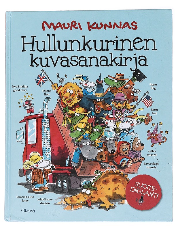 Hullunkurinen kuvasanakirja / suomi-englanti - Mauri Kunnas - Lastenkirjat - 10105564708 - 0