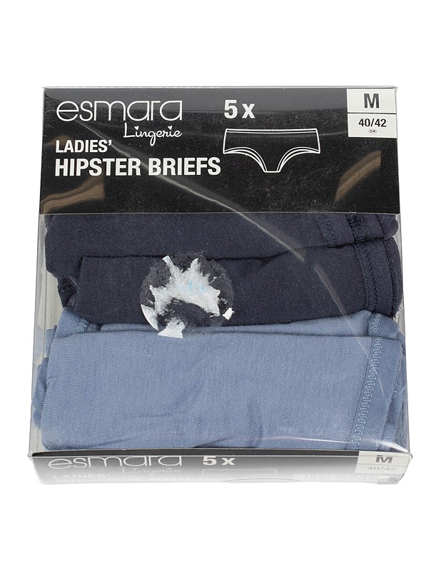 ESMARA naisten hipster alushousut, M, 5 kpl/pkt - Alusvaatteet - 10105564753 - 0