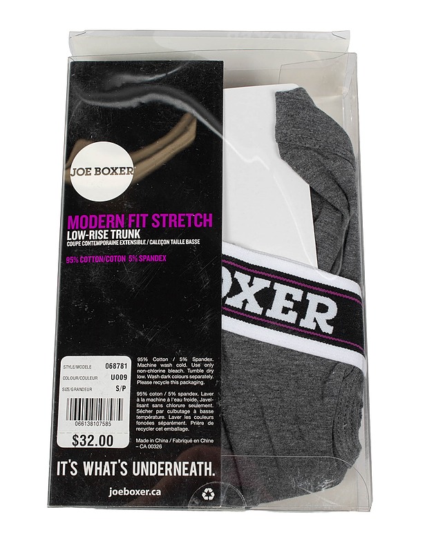 JOE BOXER miesten low rise trunk alushousut, S, 2kpl/pkt - Alusvaatteet - 10105564759 - 1