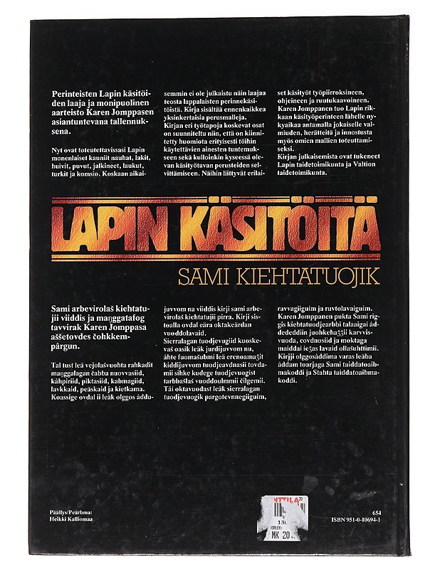 Lapin Käsitöitä - Karen Jomppanen - Käsityökirjat - 10105564895 - 1