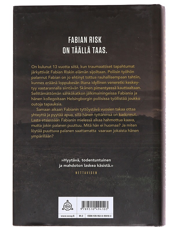 Sukupolvi nolla - Ahnhem, Stefan - Jännitys ja dekkarit - 10105565027 - 1