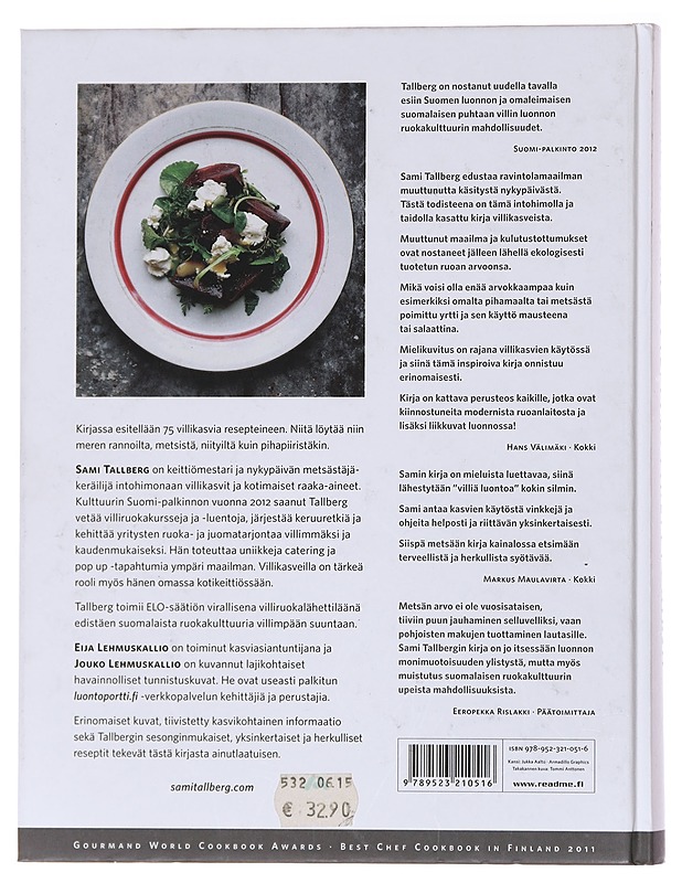 Villiyrttikeittokirja - Tallberg, Sami - Ruokakirjat - 10105565044 - 1