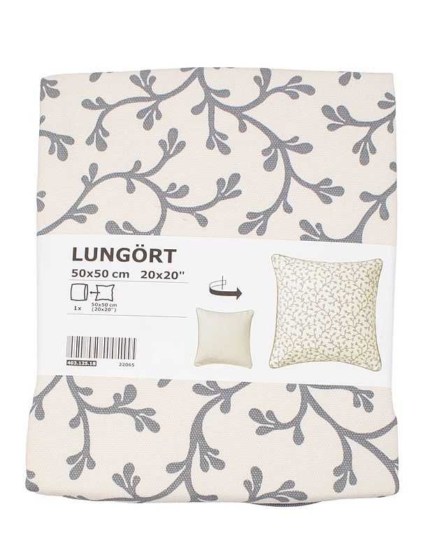 IKEA Lungört koristetyynynpäällinen, 50x50 cm - Muut kodintekstiilit - 10105565091 - 0