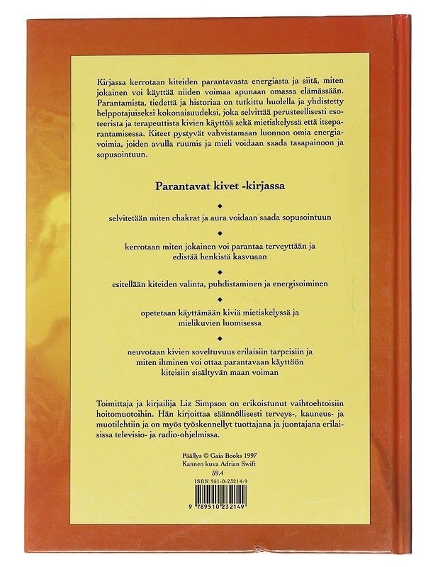 Parantavat Kivet - Liz Simpson - Tietokirjat ja oppaat - 10105565129 - 1