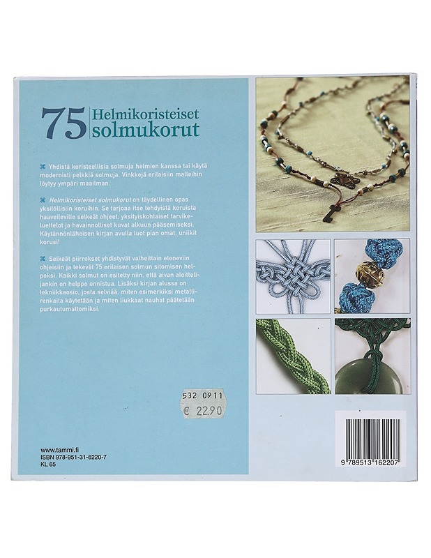 Helmikoristeiset solmukorut - Williams, Laura - Tietokirjat ja oppaat - 10105565259 - 1