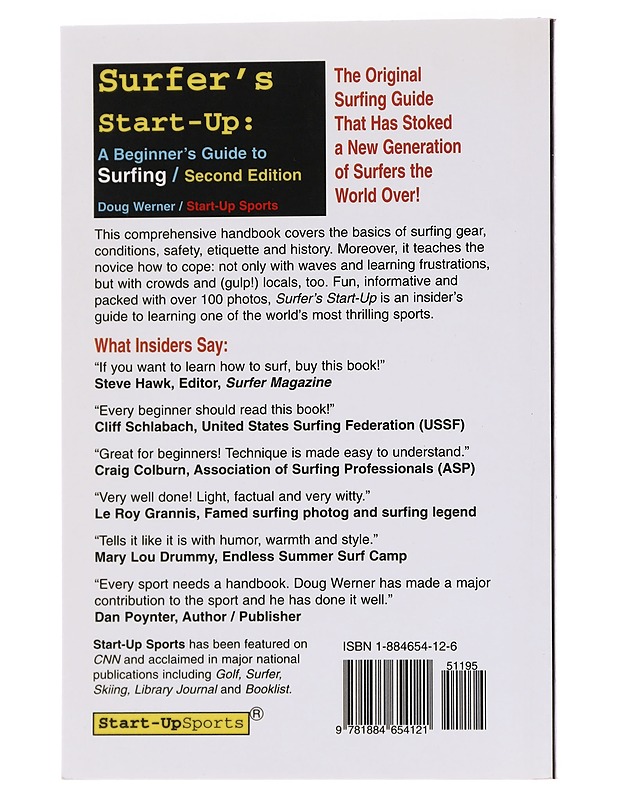 Surfer's Start-Up: A Beginner's Guide To Surfing - Doug Werner - Tietokirjat ja oppaat - 10105565325 - 1