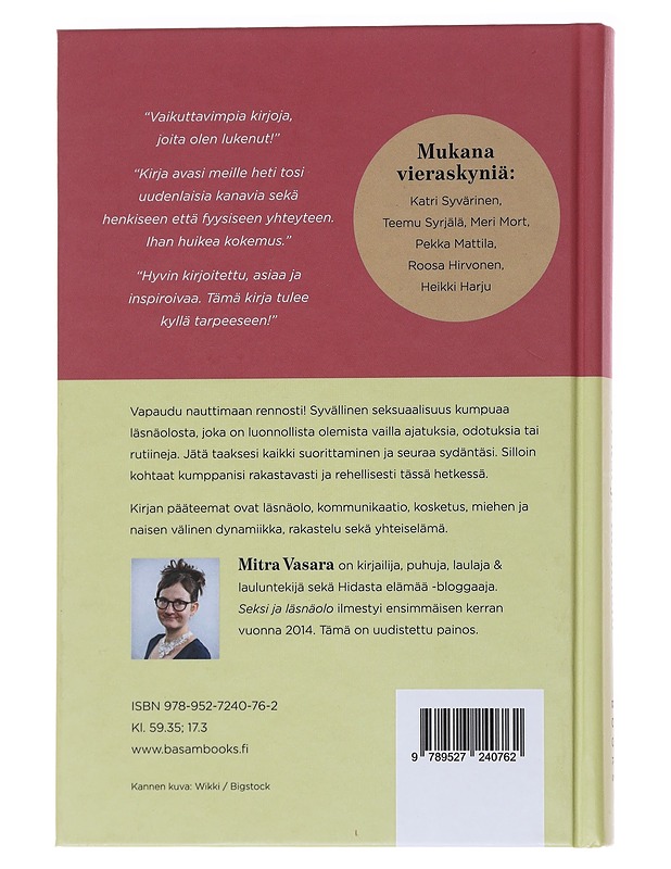 Seksi ja läsnäolo / opas rentoon nautintoon - Mitra Vasara - Tietokirjat ja oppaat - 10105565329 - 1