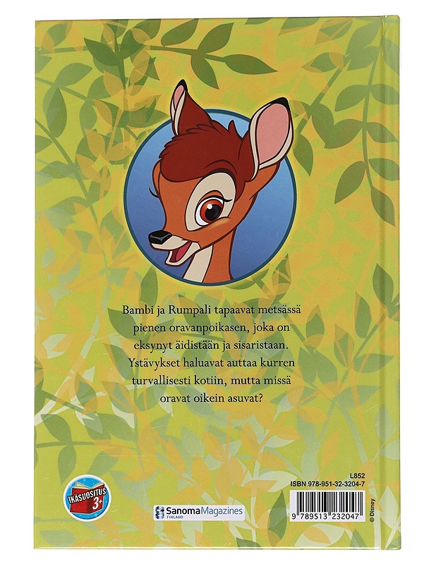Bambi ja eksynyt orava - Saukko, Meme - Lastenkirjat - 10105565331 - 1