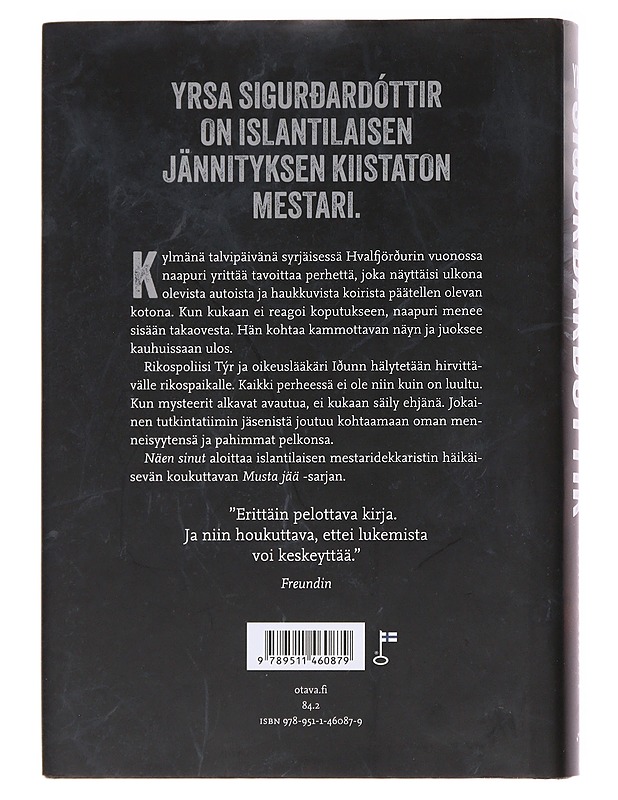 Näen sinut - Yrsa Sigurðardóttir - Jännitys ja dekkarit - 10105565343 - 1