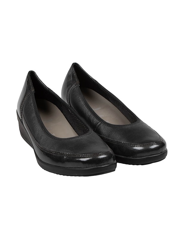 ARA mustat slip-on kävelykengät, 4.5 - Naisten kävelykengät ja tennarit - 10105565345 - 0