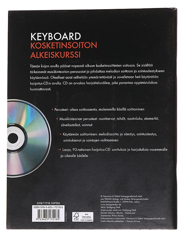 Keyboard : kosketinsoiton alkeiskurssi - Wolfgang Flödl - Harrastekirjat - 10105565348 - 1