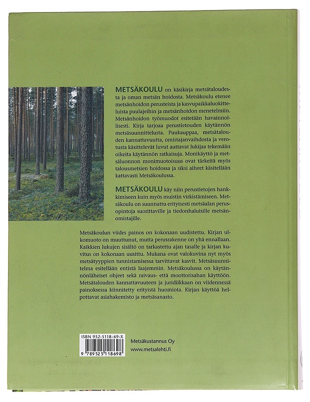 Metsäkoulu - Satu Rantala - Tietokirjat ja oppaat - 10105565353 - 1