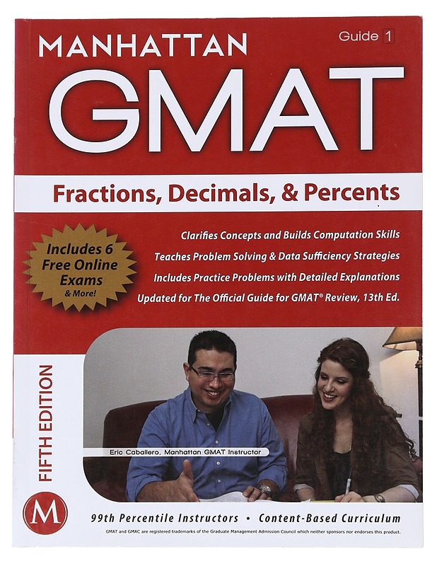 Fractions, Decimals, & Percents GMAT Strategy Guide 1 - Eric Caballero - Tietokirjat ja oppaat - 10105565397 - 0
