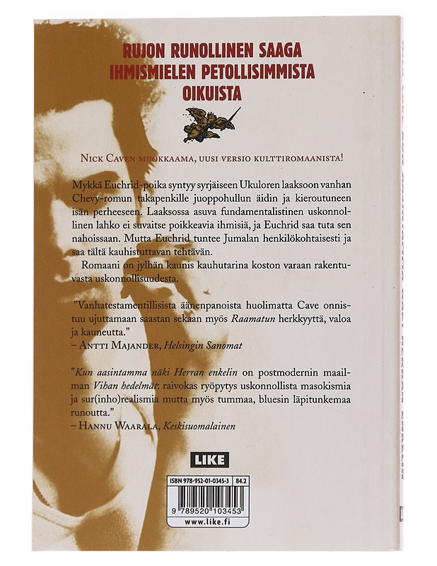 Kun aasintamma näki Herran enkelin - Cave, Nick - Romaanit ja novellit - 10105565399 - 1