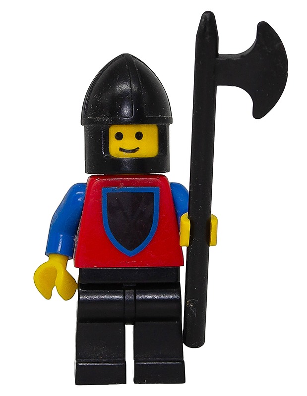 LEGO Castle Ristiritarien sotilas Mustan-Haukan varusteilla minifiguuri - Lasten figuurit - 10105565402 - 0