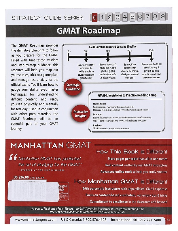 GMAT Roadmap: Expert Advice Through Test Day - Tommy Wallach - Tietokirjat ja oppaat - 10105565404 - 1