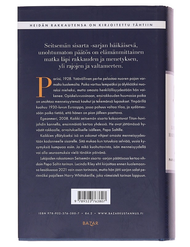 Atlas, Papa Saltin tarina - Riley, Lucinda - Romaanit ja novellit - 10105565410 - 1