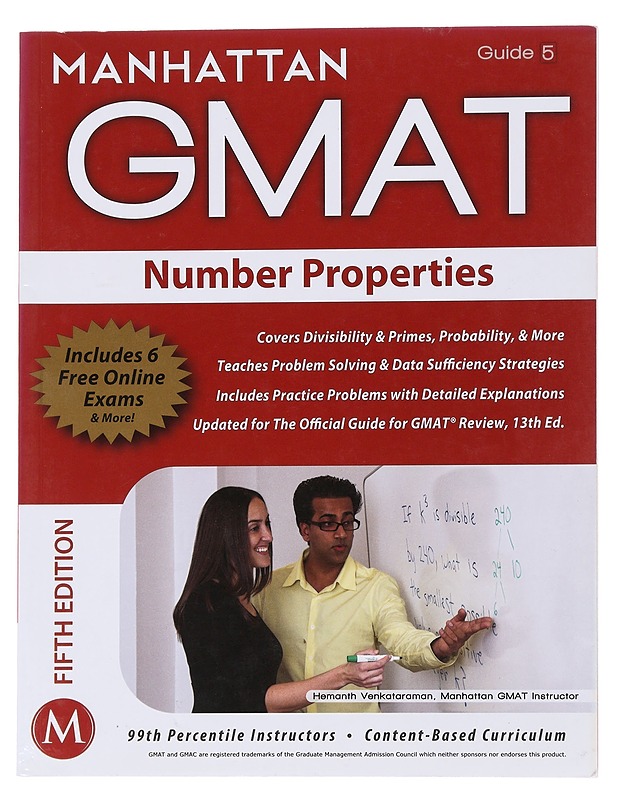 Number Properties GMAT Strategy Guide 5 - Hemanth Venkataraman - Tietokirjat ja oppaat - 10105565413 - 0