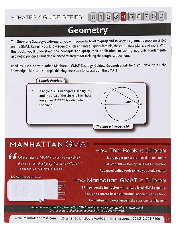 Geometry GMAT Strategy Guide 4 - Alex Cappy - Tietokirjat ja oppaat - 10105565419 - 1