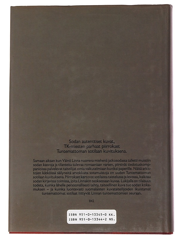 Tuntematon sotilas - Linna, Väinö - Romaanit ja novellit - 10105565421 - 1