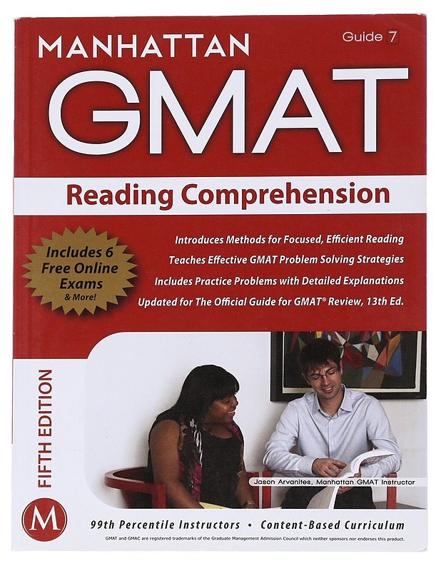 Reading Comprehension GMAT Strategy Guide 7 - Jason Arvanites - Tietokirjat ja oppaat - 10105565424 - 0