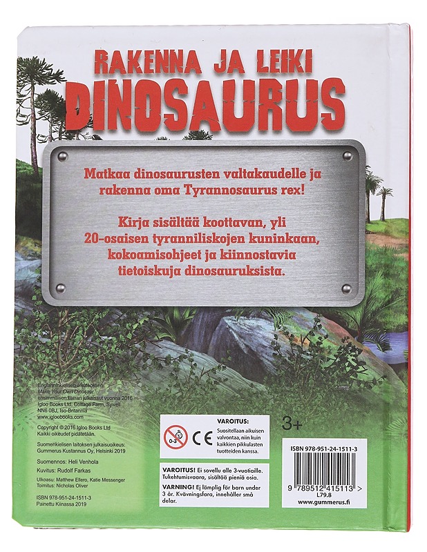 Dinosaurus - Farkas, Rudolf - Tietokirjat ja oppaat - 10105565432 - 1
