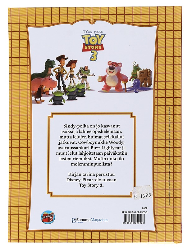 Toy story 3 - Marsoli, Lisa - Lastenkirjat - 10105565459 - 1