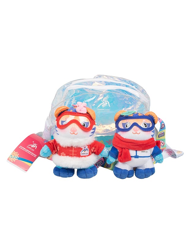 HARBIN 2025 Binbin & Nini pehmolelut laukussa - Lasten lelut - 10105565522 - 1