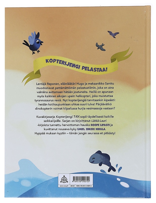 Aaltojen armoilla - Lipasti, Roope - Lastenkirjat - 10105565528 - 1