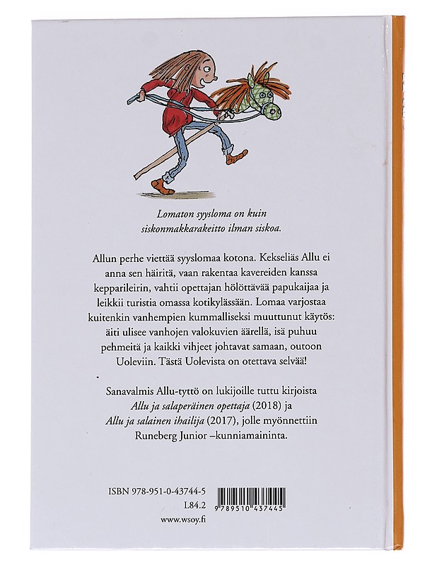 Allu ja outo Uolevi - Palviainen, Jukka-Pekka - Lastenkirjat - 10105565530 - 1