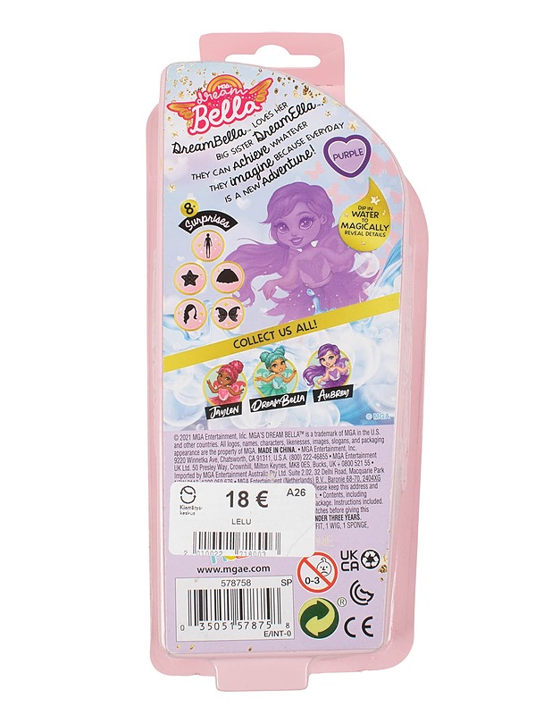 MGA Dream Bella Color Change Surprise Little Fairies nukke - Lasten lelut - 10105565664 - 1