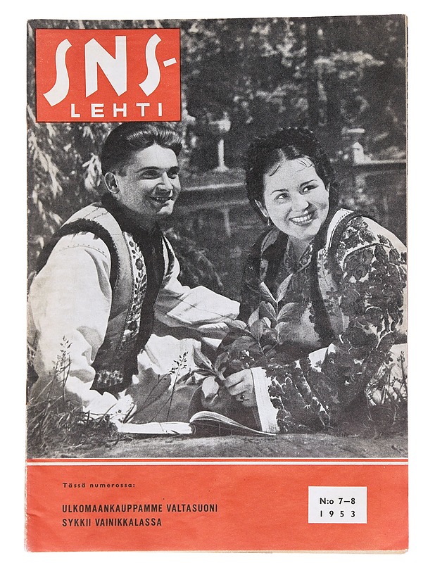 SNS-lehti n:o 7-8/1953 - Lehdet - 10105565722 - 0