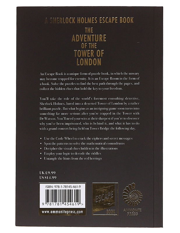 A Sherlock Holmes Escape Book - Charles Phillips & Melanie Frances - Tietokirjat ja oppaat - 10105565765 - 1
